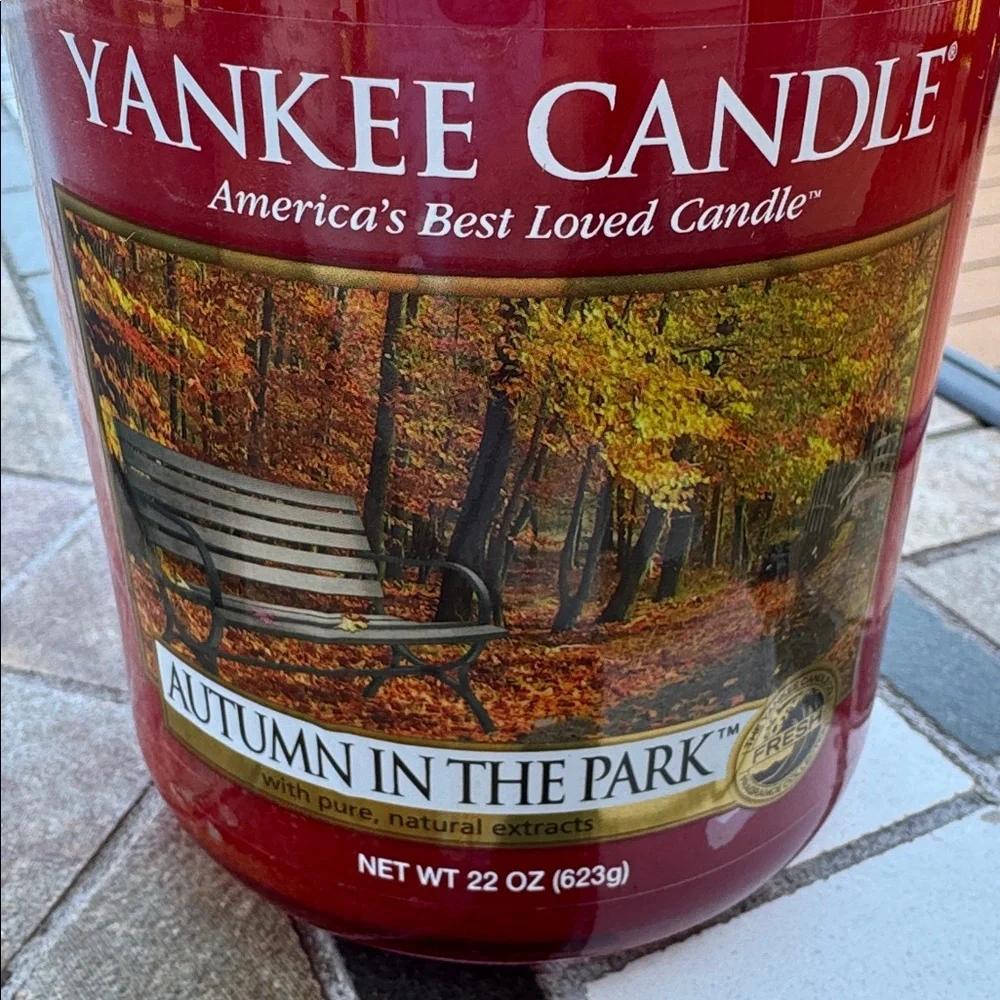 Yankee Candle Autumn in the Park Rich Red 22oz
